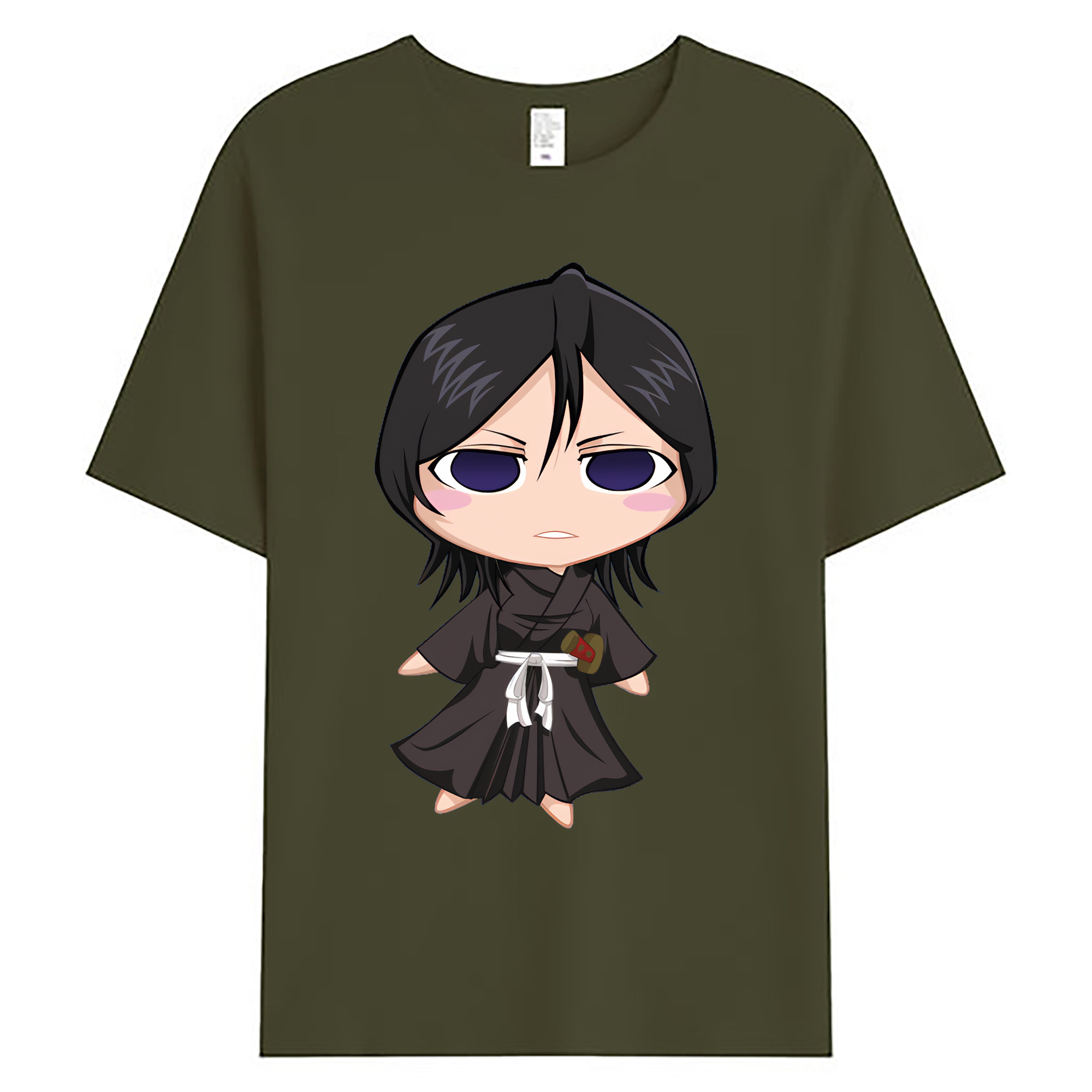 （画像用） ブリーチ 朽木ルキア BLEACH Kuchiki Rukia 綿100％ メンズ半袖Tシャツ｜肌触りやわらか＆通気性